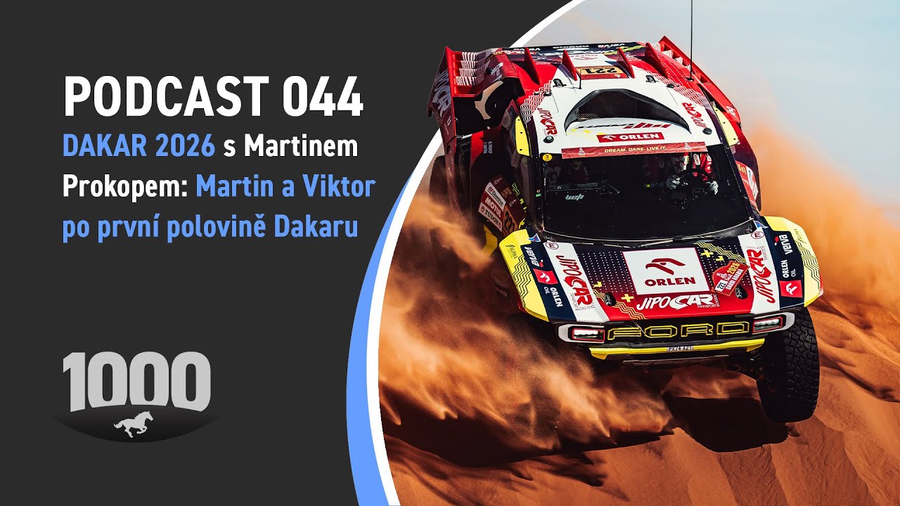 Podcast 044 - Dakar 2026 s Martinem Prokopem: Martin a Viktor po první polovině Dakaru