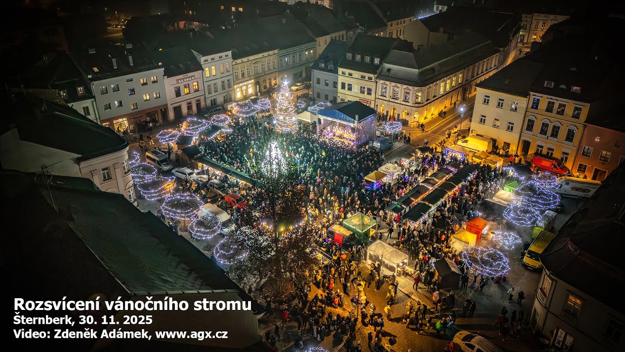 Rozsvícení vánočního stromu ve Šternberku 30. 11. 2025