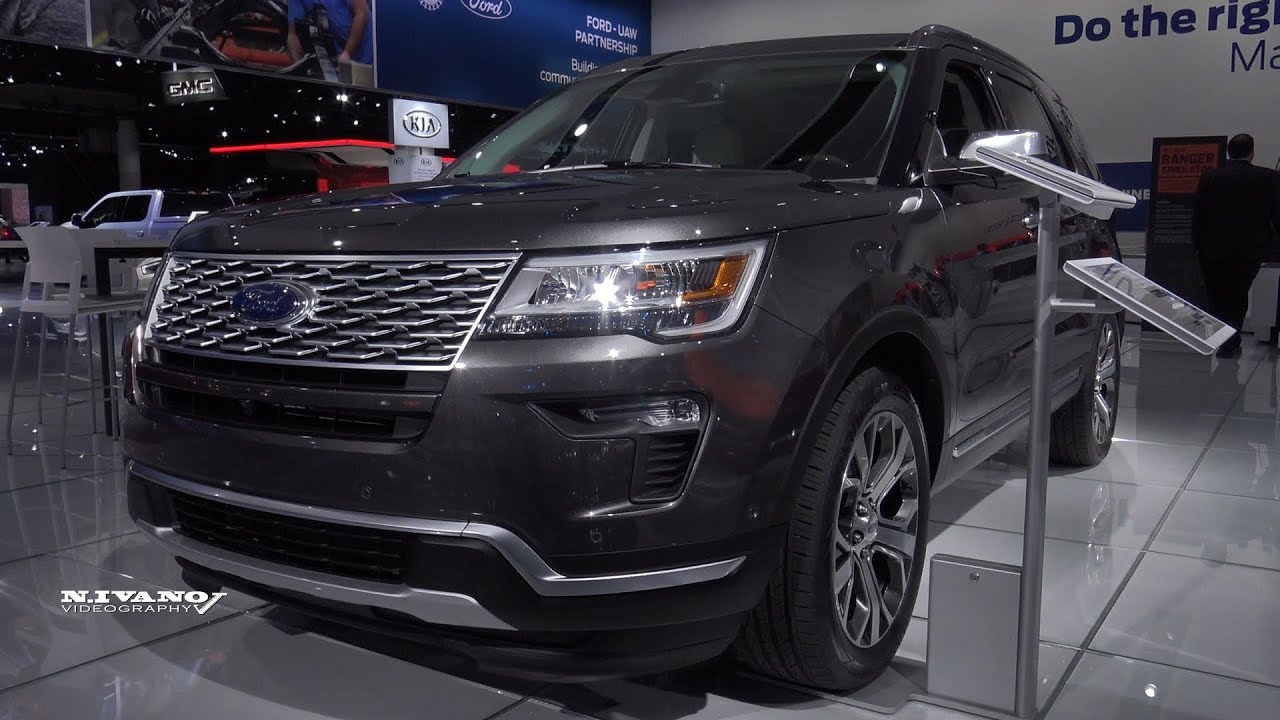2018 Ford Explorer Platinum - Exterior And Interior Walkaround - 2018 Detroit Auto Show