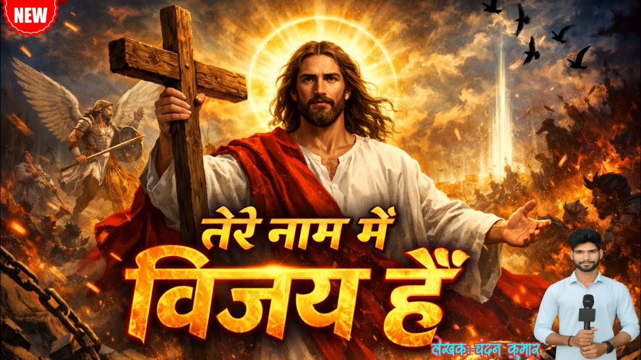 तेरे नाम में विजय हैं - Tere Naam Me Vijay Hai | New Hindi Christian Song | New Masih Geet #chandan