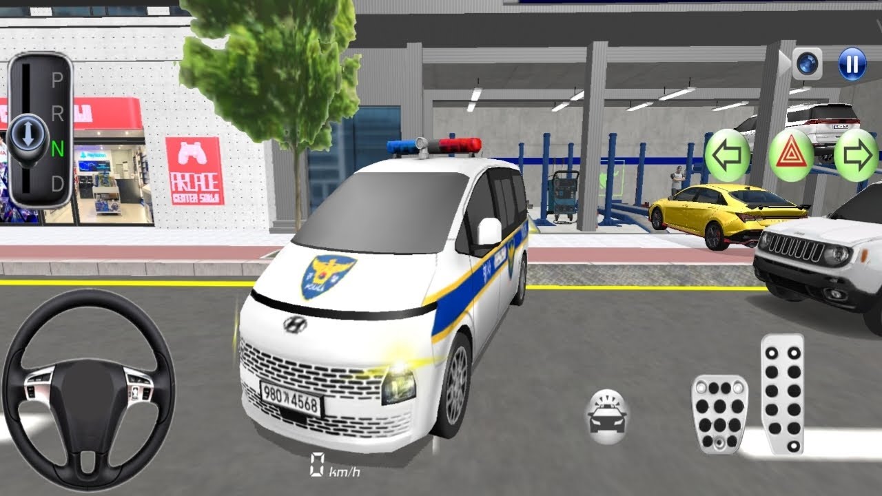 New Hyundai Staria Police Van Stuck In Auto Repair Shop - 3D Driving Class - Android Gameplay