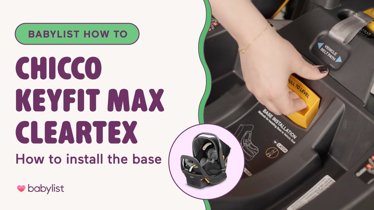 Установка детского автокресла Chicco KeyFit Max ClearTex | Инструкция по использованию системы LA...