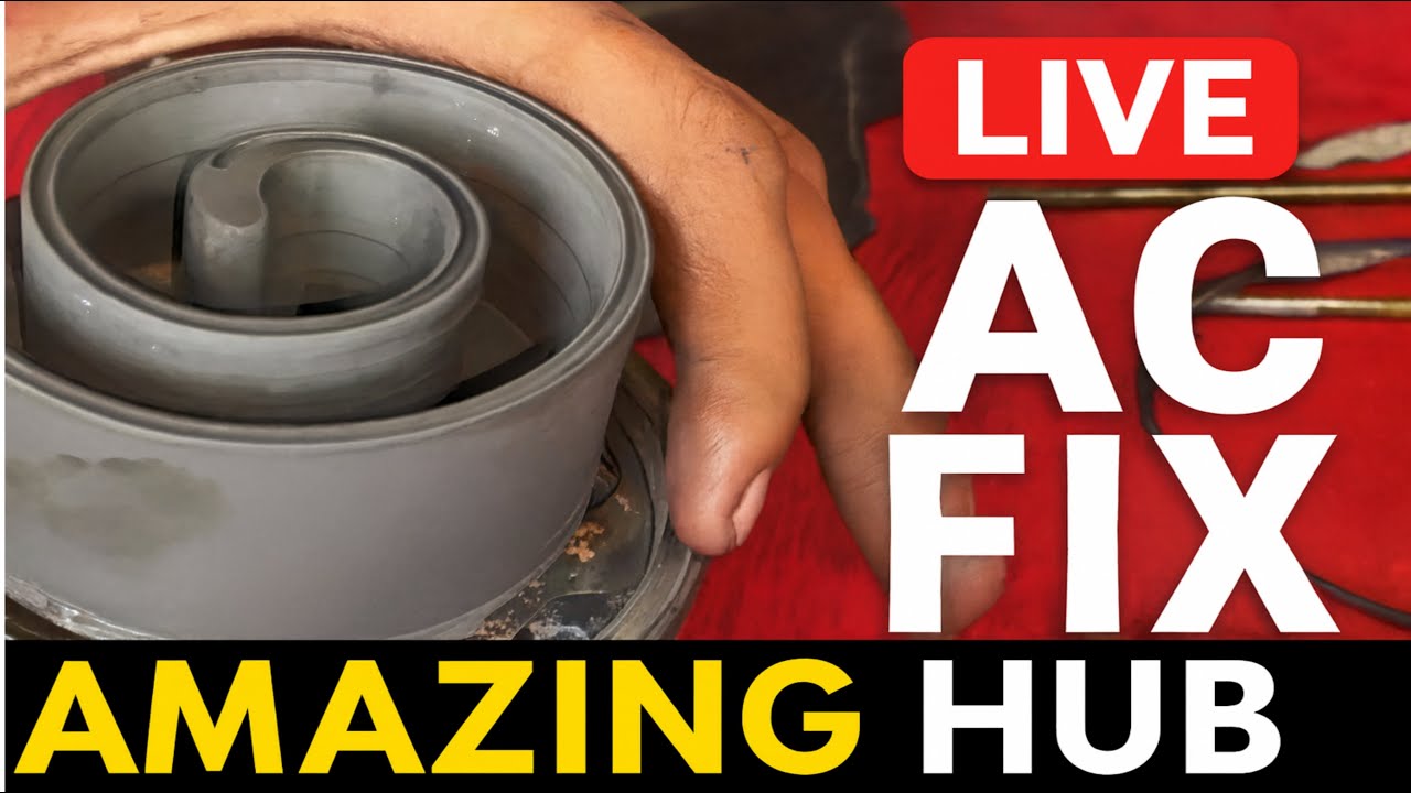 LIVE AC Compressor Repair 🔧 | Rust Fix to Full Cooling ❄️