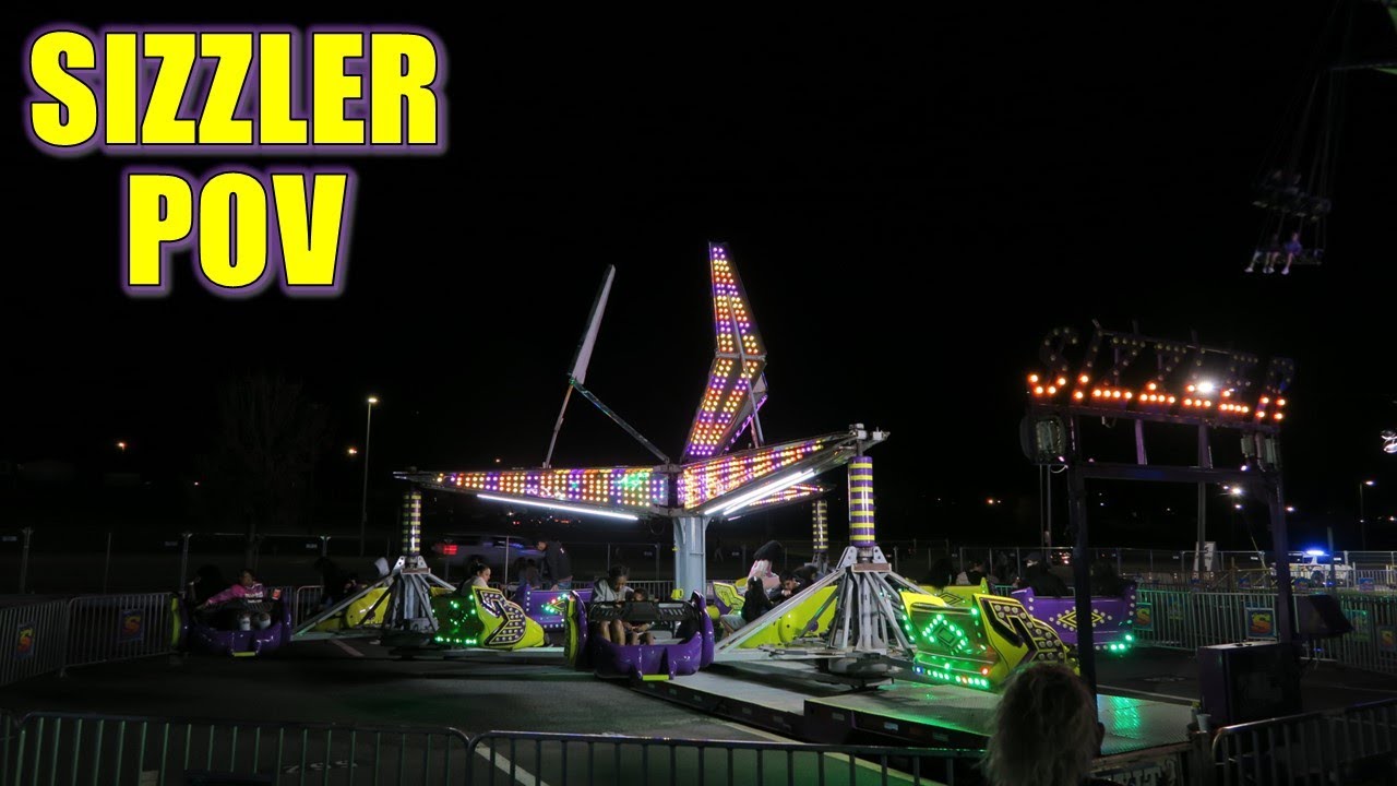 Sizzler POV (4K 60FPS), Dreamland Amusements Wisdom Rides Scrambler | Non-Copyright