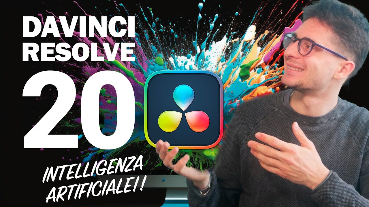 Top 20 Novità INTELLIGENZA ARTIFICIALE dentro DaVinci Resolve 20 - Nuovi Strumenti AI DVR 20