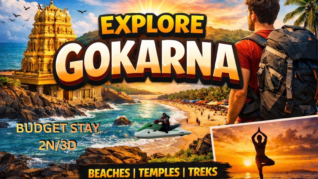 Explore Gokarna Travel Full Trip | Beaches, Temples, Stay & Hidden Gems |Karnataka Adventure Trip;