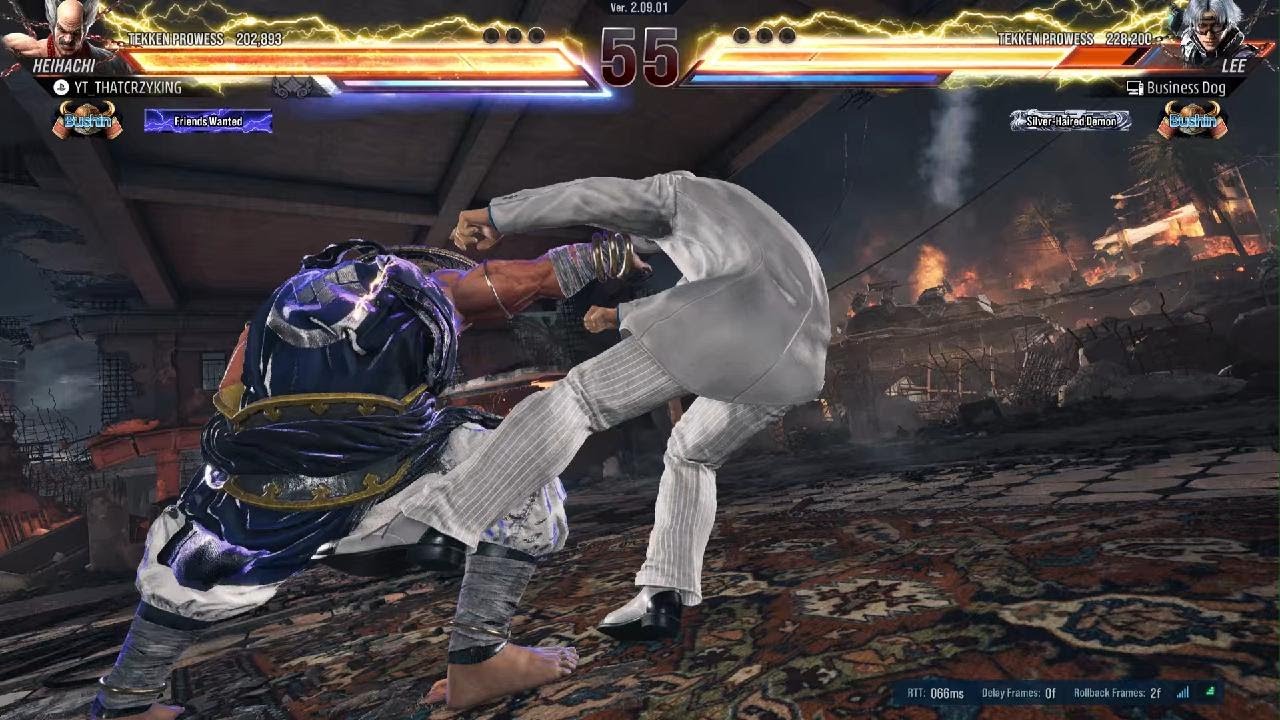 Bad Heihachi fights The Gentleman Lee