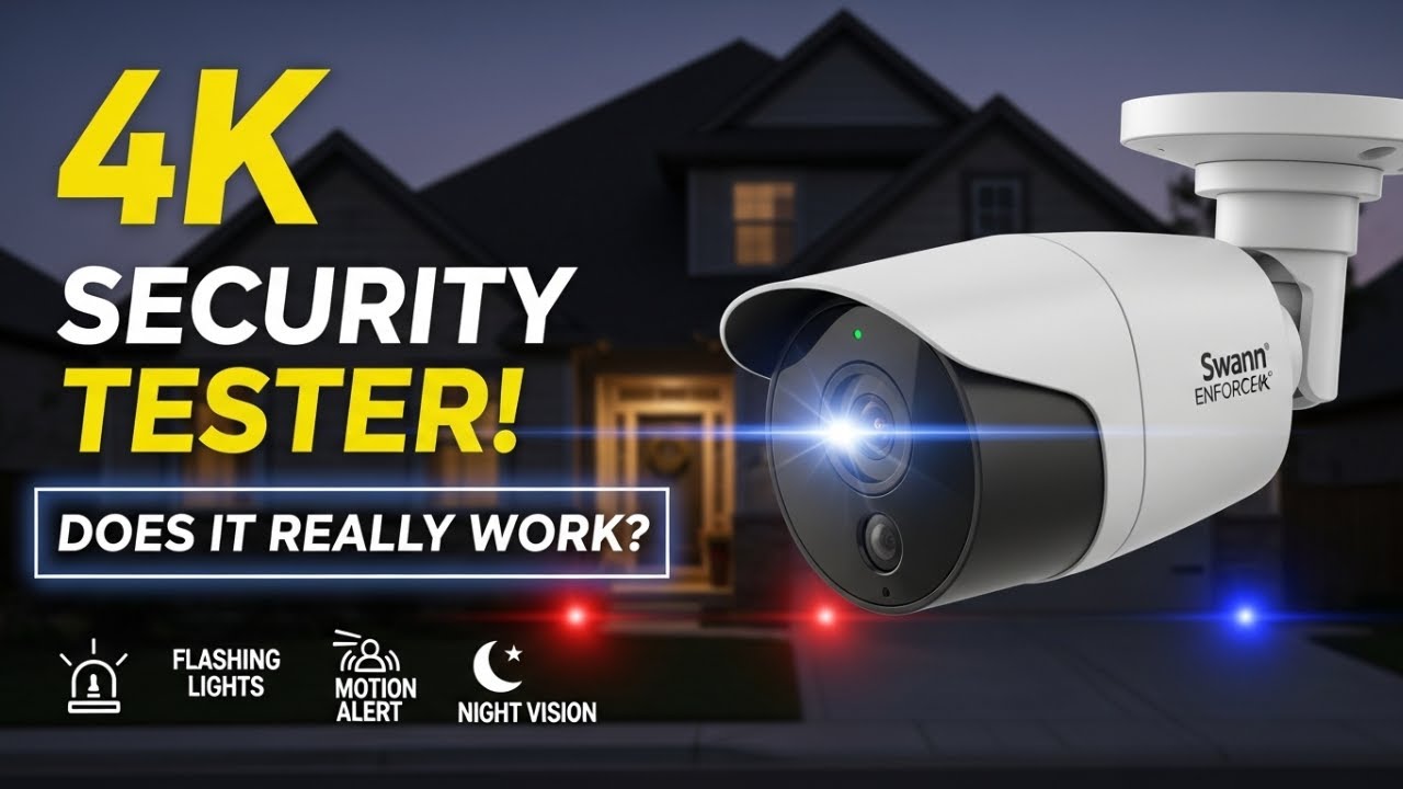 Обзор Swann Enforcer 4K &mdash; настоящая домашняя безопасность с полицейскими маячками!