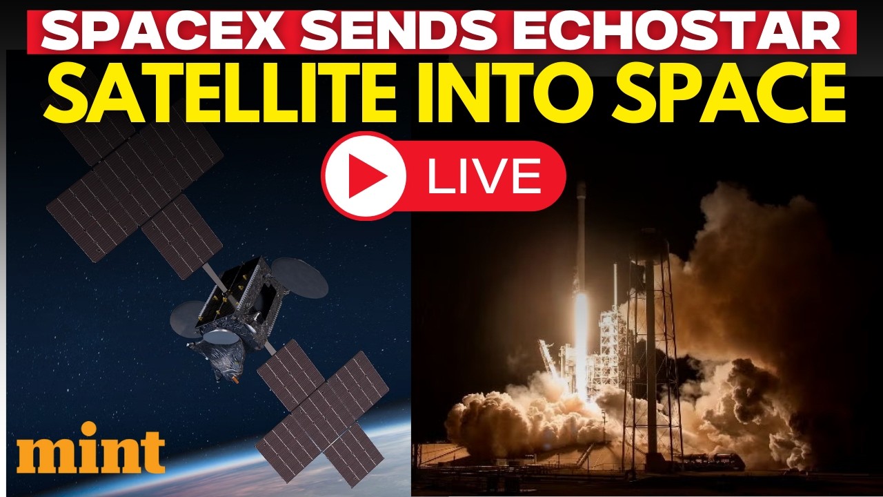 SpaceX LIVE: SpaceX Launches EchoStar Satellite From Cape Canaveral | Space News LIVE
