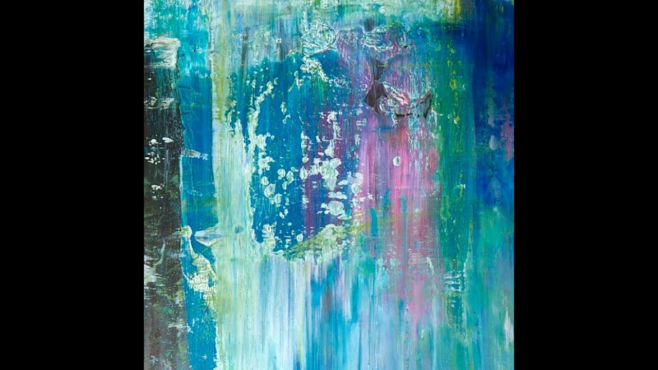 Peinture abstraite vibratoire/Waves/V&eacute;ronique Massie Audeyer/  INVISIBLE LIGHT PROCESS