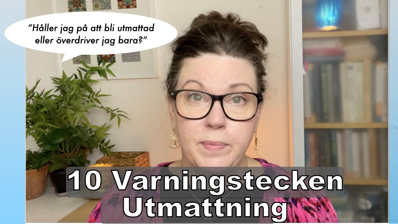 Ta dessa 10 tecken på utmattning på allvar