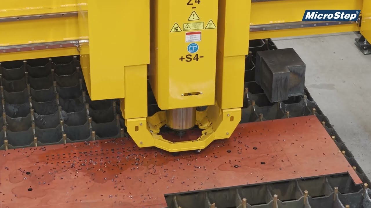 MicroStep high-performance drilling system with a 35 kW spindle (8,000 rpm)