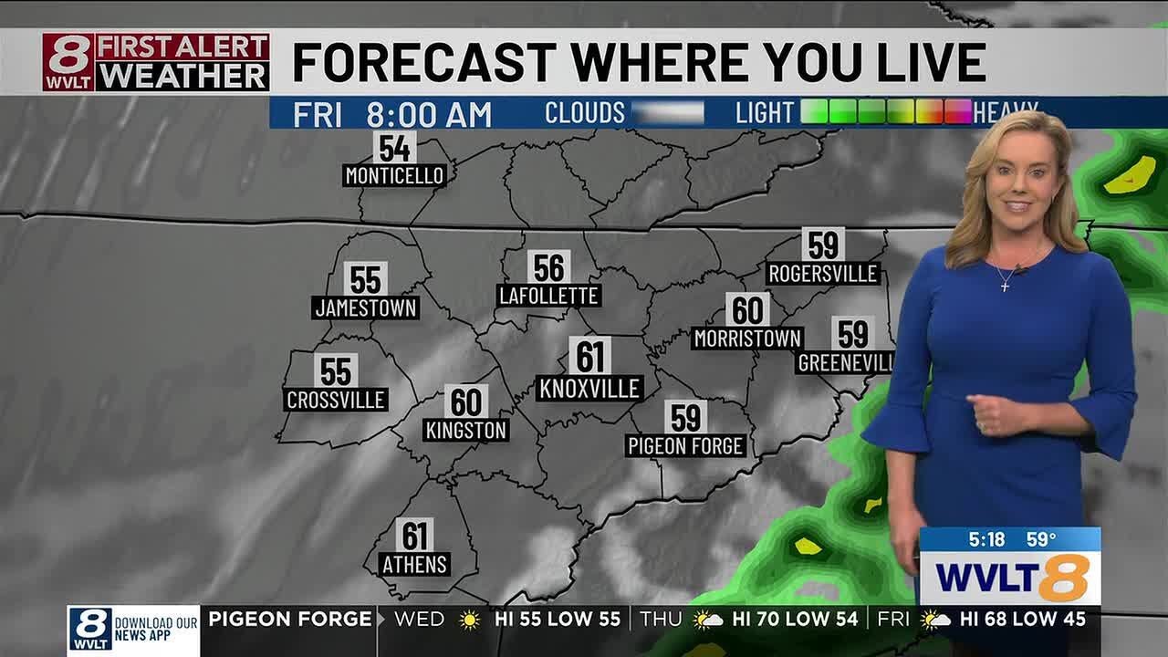 Off and on showers continue through the weekend