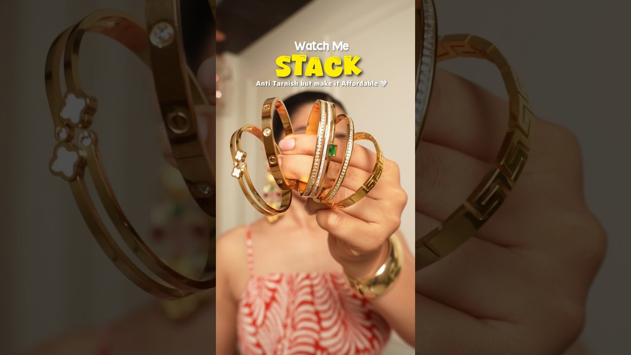 Meesho Finds Anti Tarnish Stacks ✨🤍