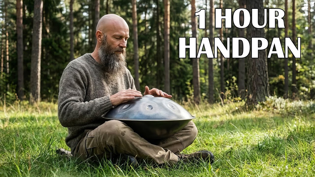 Handpan Music - Instrumental Ambient Meditation - Stress Relief, Focus & Deep Relaxation