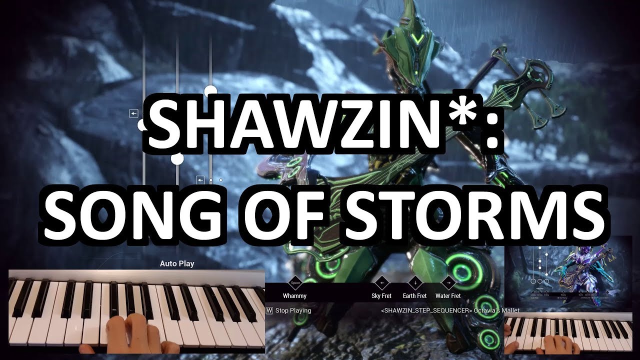 Warframe Shawzin*: Song Of Storms (Legend Of Zelda: Ocarina of Time)