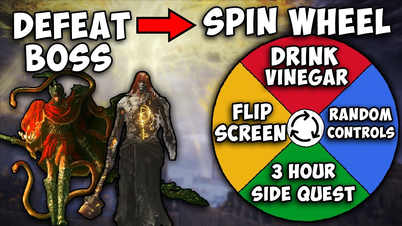 Elden Ring, but every boss I spin this wheel...