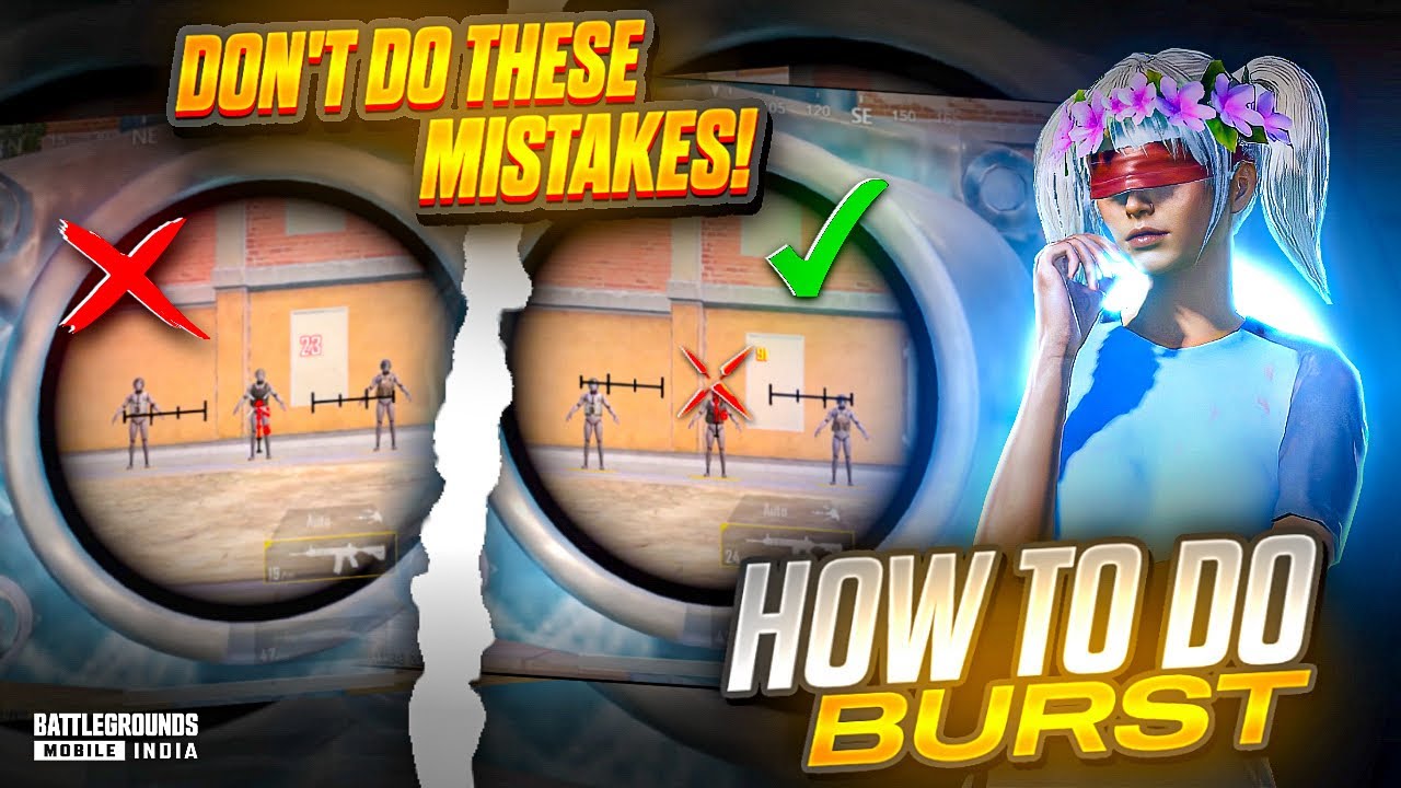Don’t Do These Mistakes ❌If You Want To Master Burst Spray 🔱[BGMI]