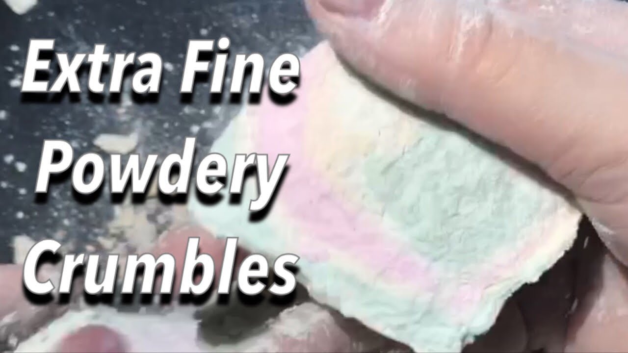 ASMR + Satisfying : Request : Extra Fine Powdery Crumbles : Relax