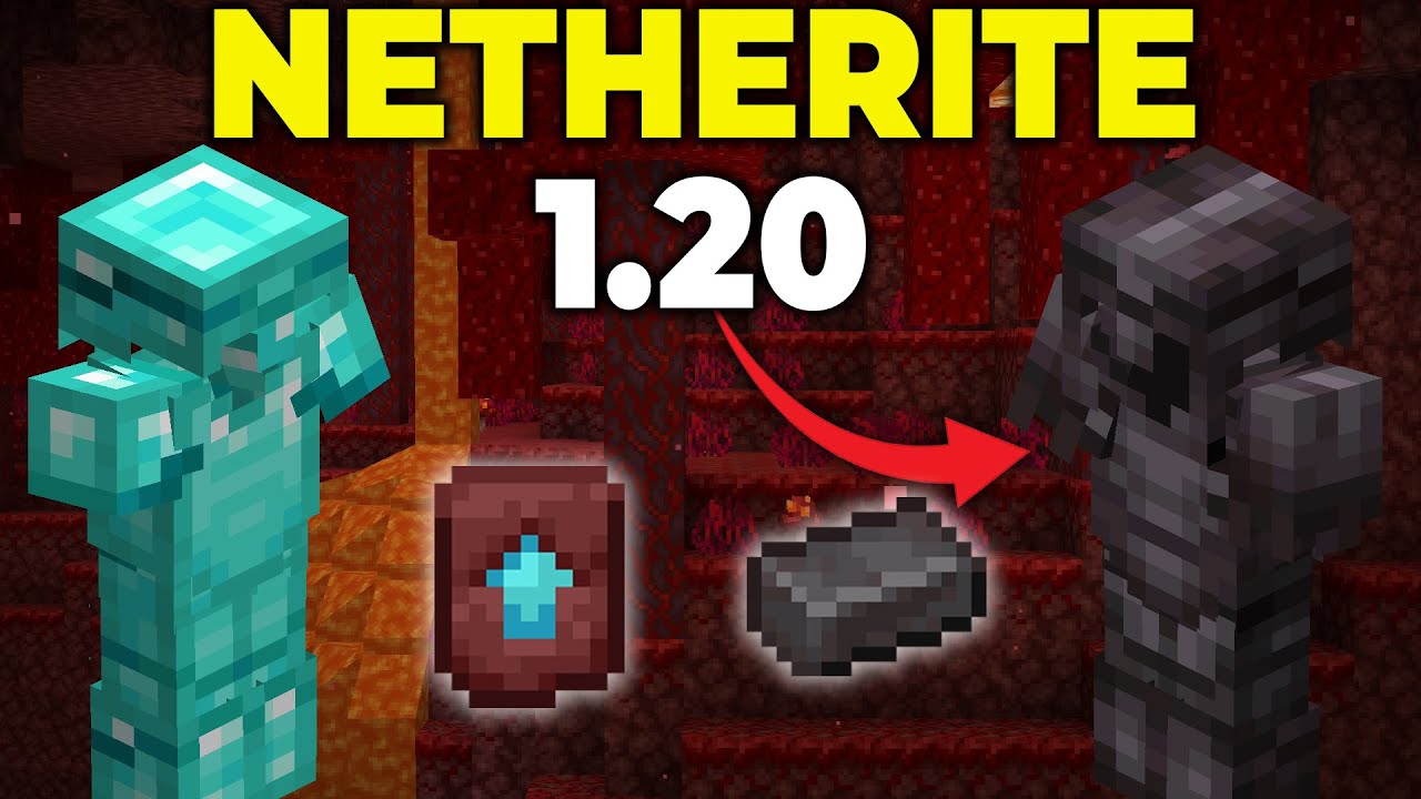 Как создать незеритовую броню и инструменты в Minecraft 1.20