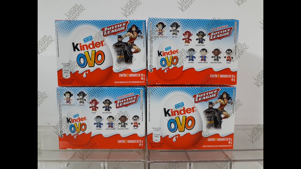 Kinder Ovo Liga da Justiça edição de Páscoa 2020