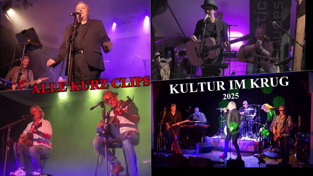 KULTUR im Krug 2025  Kurz Clips der Veranstaltungen