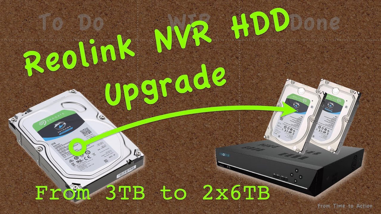 Reolink NVR RLN16-410 hard drive upgrade