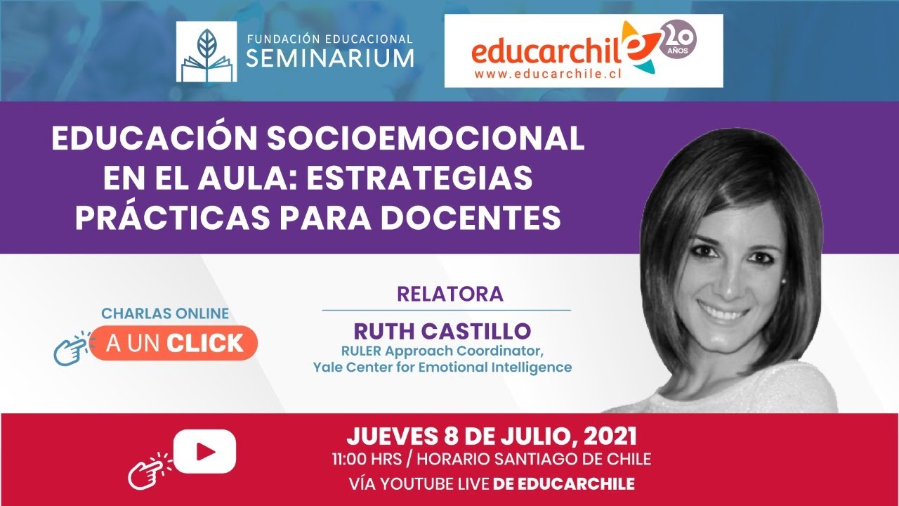 Charla a un clic:  Educación Socioemocional en el Aula: Estrategias prácticas para Docentes