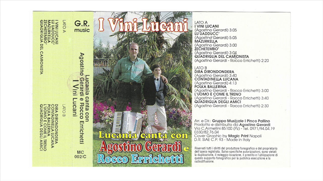 DIRA DIRONDONDERA [LATO B - MUSICASSETTA 1993] | AGOSTINO GERARDI