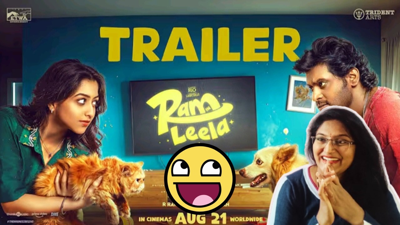 RAM IN LEELA OFFICIAL TRAILER REACTION | RIO RAJ | VARTIKA | RAMACHANDRRAN KANNAN | ANKIT MENON