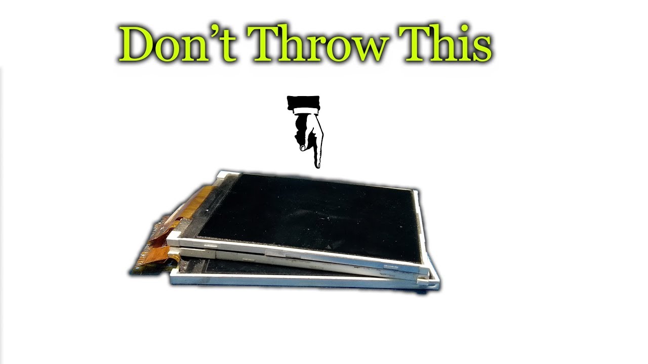Amazing Idea With Mobile Phone Broken LCD || Reuse Mobile Phone Broken Display