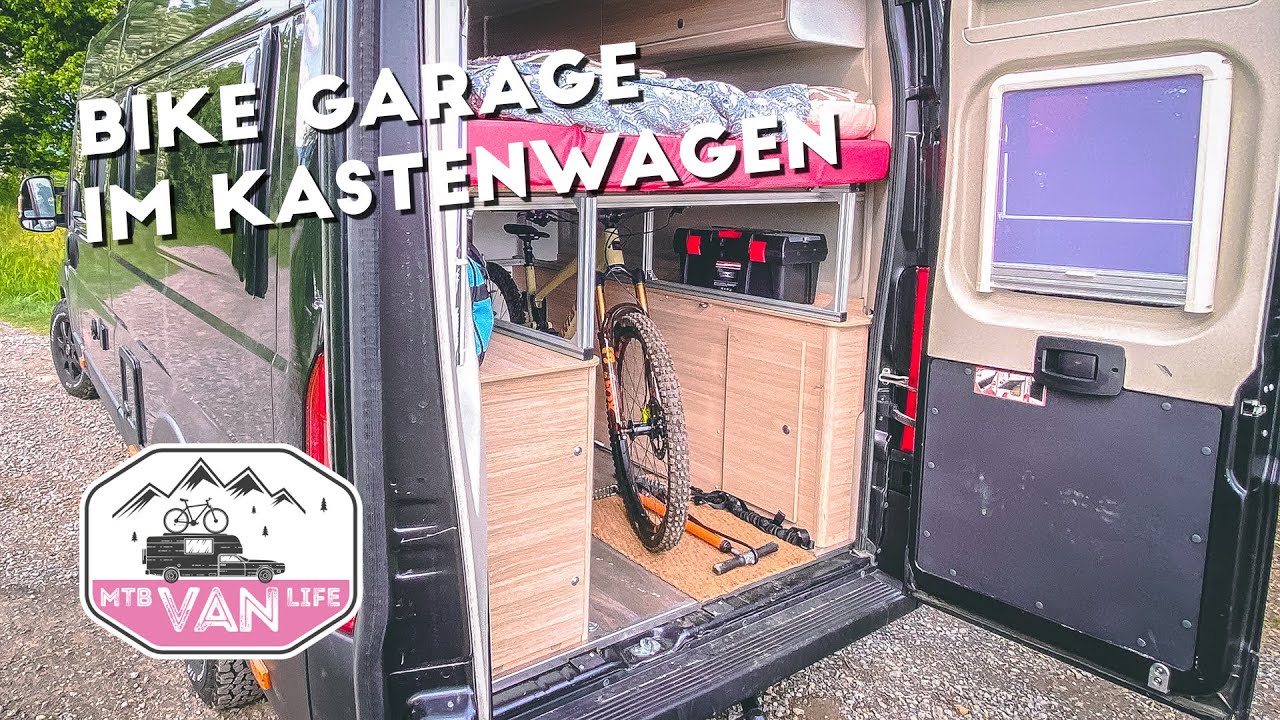 FAHRRAD GARAGE für Camper Van Kastenwagen | Bett höher legen