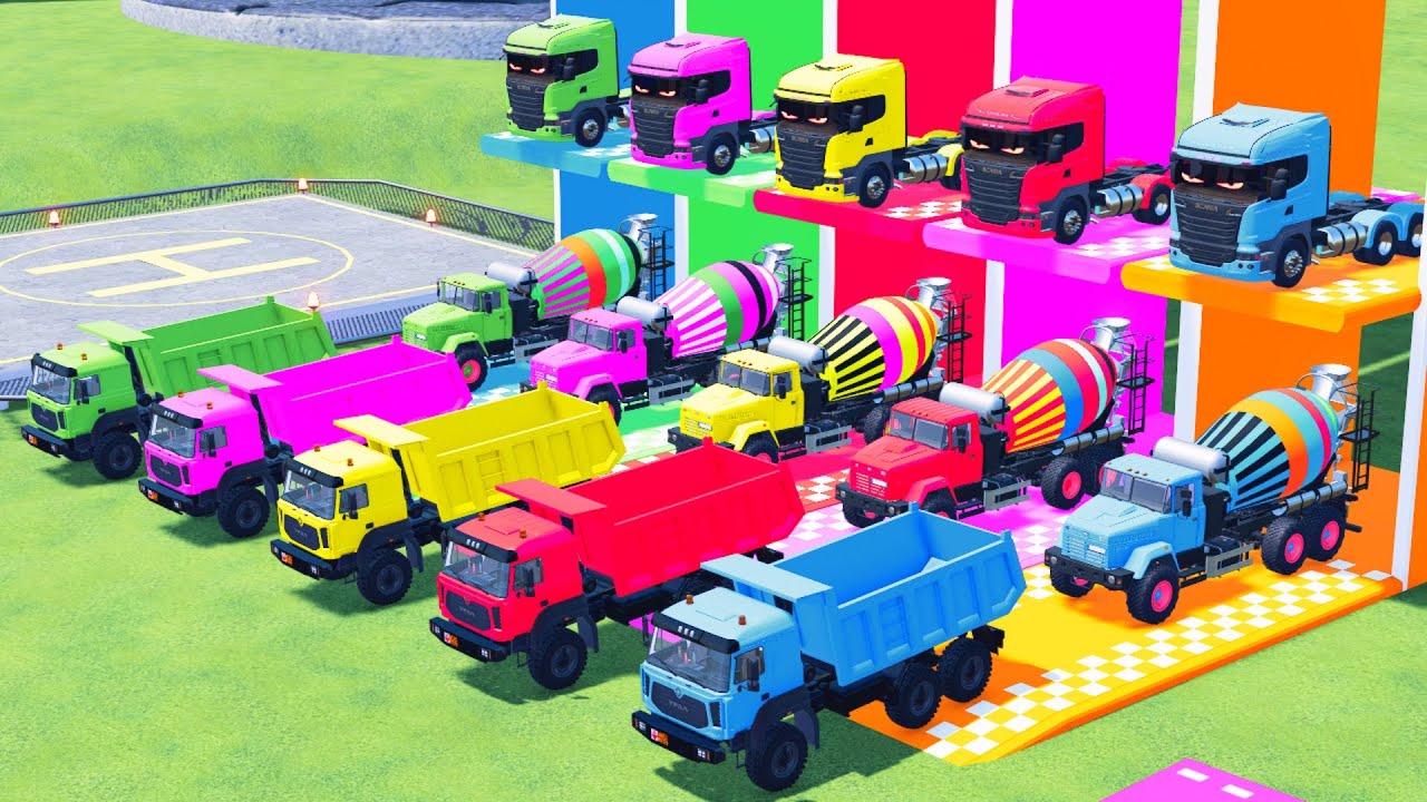 Transporting HUGE Mixer Trucks with Powerful MAN Trucks! | Farming Simulator 22 #1