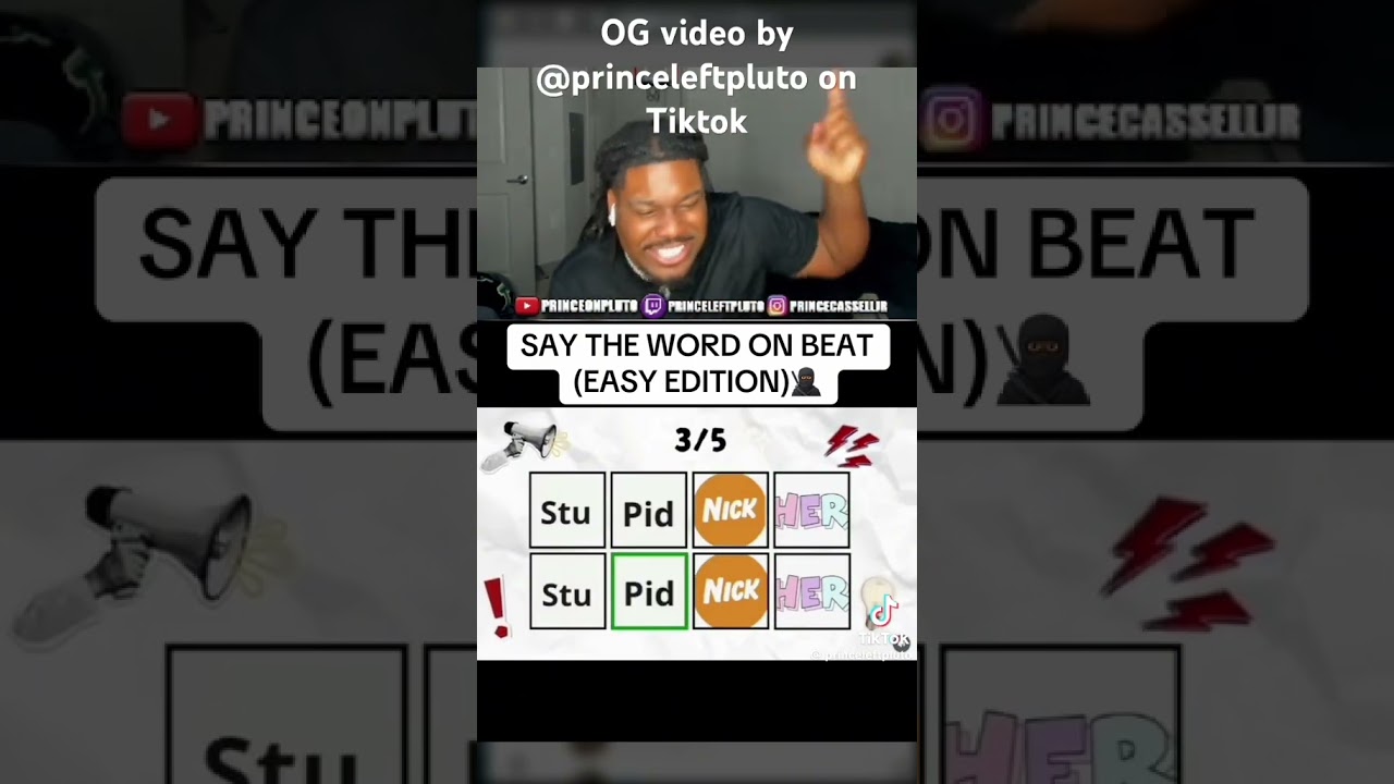 OG video by @princeleftpluto on Tiktok