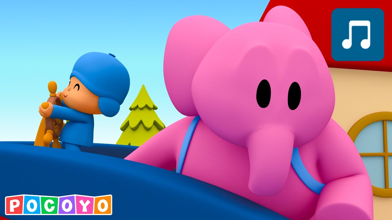 ⛵️ ¡A REMAR EL BOTE! ⚓️ + Otras Canciones infantiles ✨ [ 5 minutos ] Pocoyo - Canciones infantiles