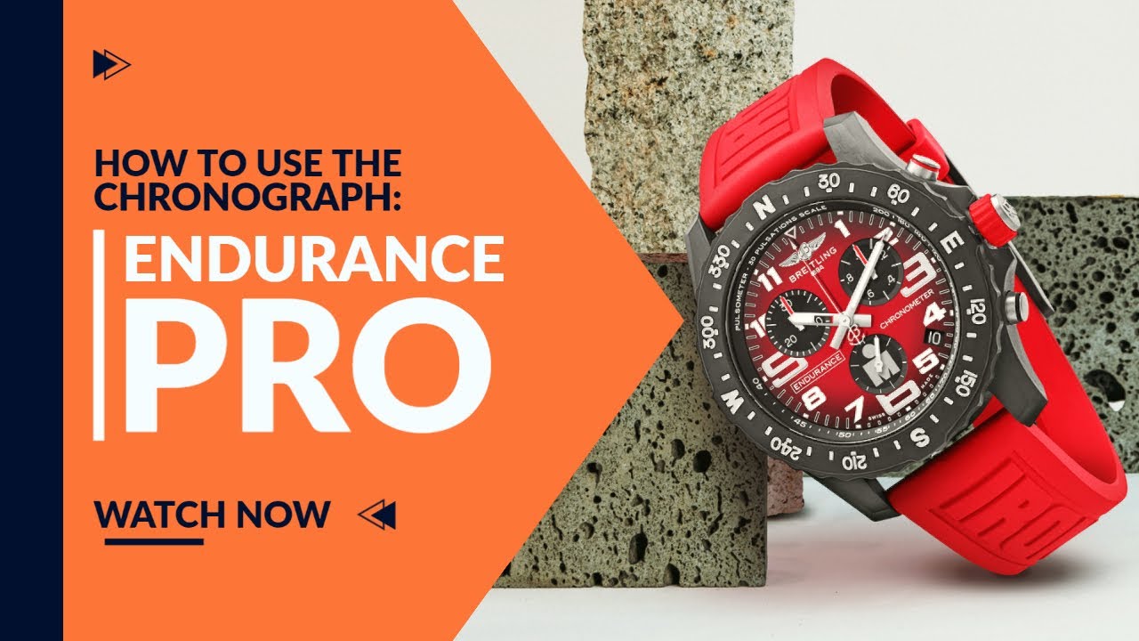 How to use the Chronograph on a Breitling Endurance Pro Watch