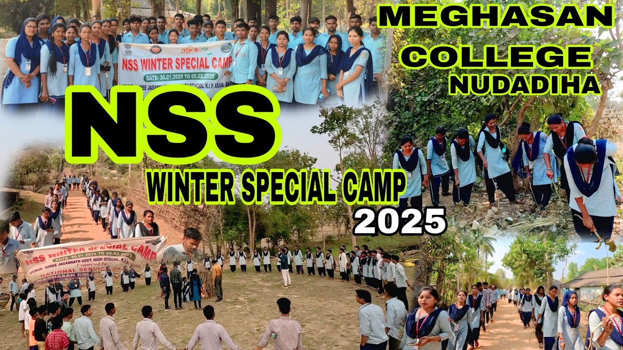 NSS WINTER SPECIAL CAMP || MEGHASAN COLLEGE, NUDADIHA #ODIA VLOGGER BIJU