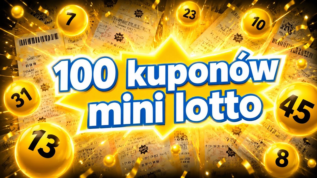 100 kupon&oacute;w mini lotto bez systemu za 200 zł !!! Uda się coś wygrać ?