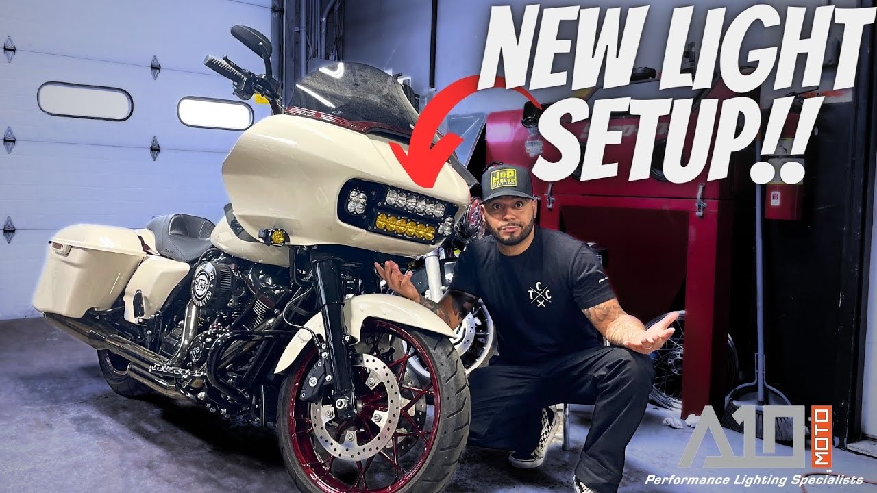 Road Glide with A10 Moto Baja Designs ONX6+ Lighting Combo Kit