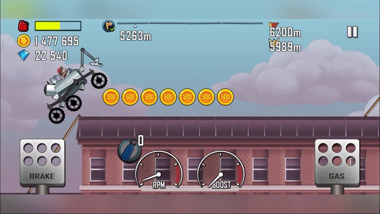 5000m in rooftop Moonlander