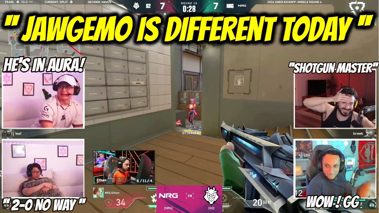 G2 DESTROYED NRG! Tarik, FNS Shanks & s0m REACT to JAWGEMO Masterclass vs NRG