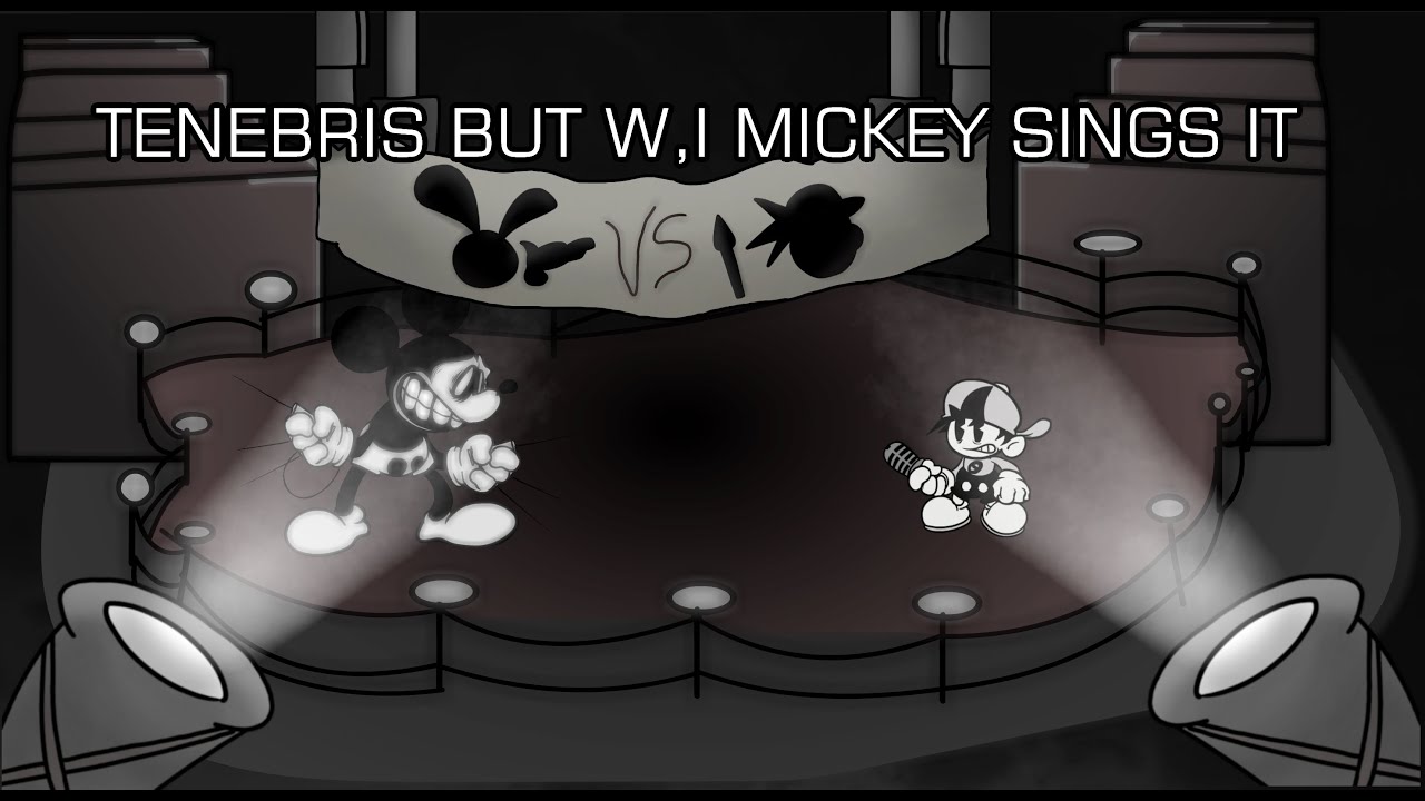 (FLP + instrumental) Tenebris but W.i Mickey sings it | Wednesday's Infidelity cover FNF