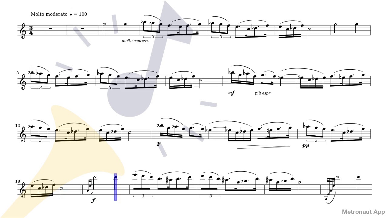 Violin - B&eacute;la Bart&oacute;k - Romanian folk dances - IV. Dance from Bucsum