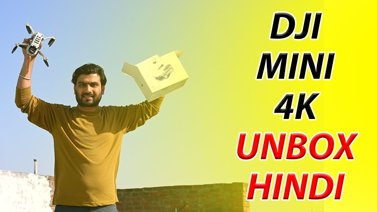 [HINDI] Unbox DJI MINI 4K DRONE | Latest Budget Drone in India | 2025 Delhi Shoping Drone
