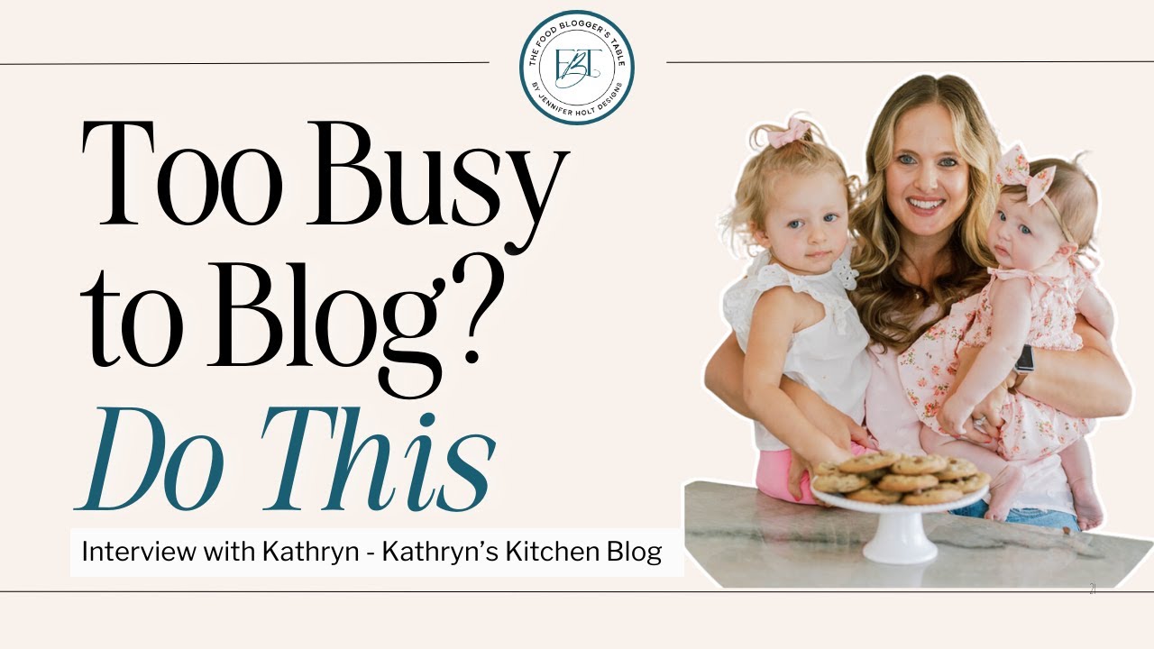 No Time to Blog? Here&rsquo;s How to Grow Anyway | The Food Blogger's Table