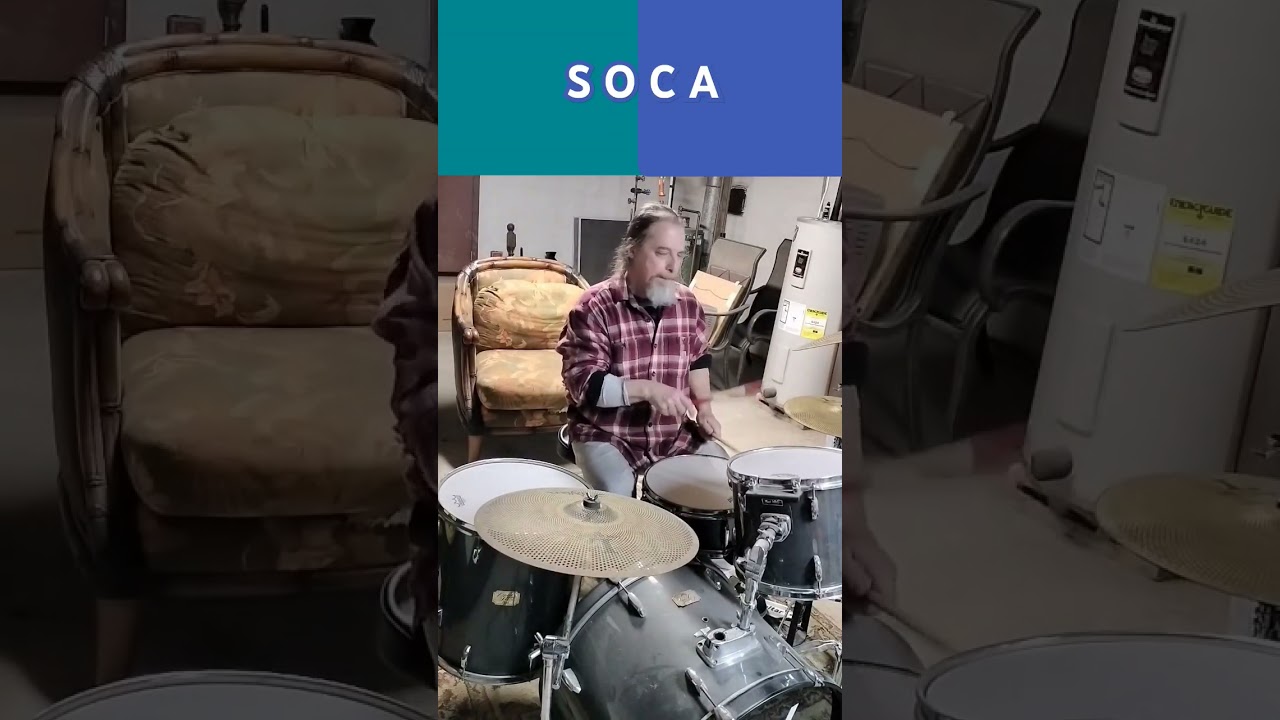 Drumming Soca ⚡🥁⚡ #drums