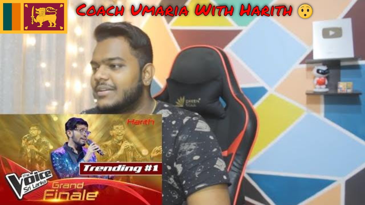 INDIAN REACTION TO Coach Umaria With Harith - Hanthana Sihine (හන්තාන සිහිනේ) - Grand Finale