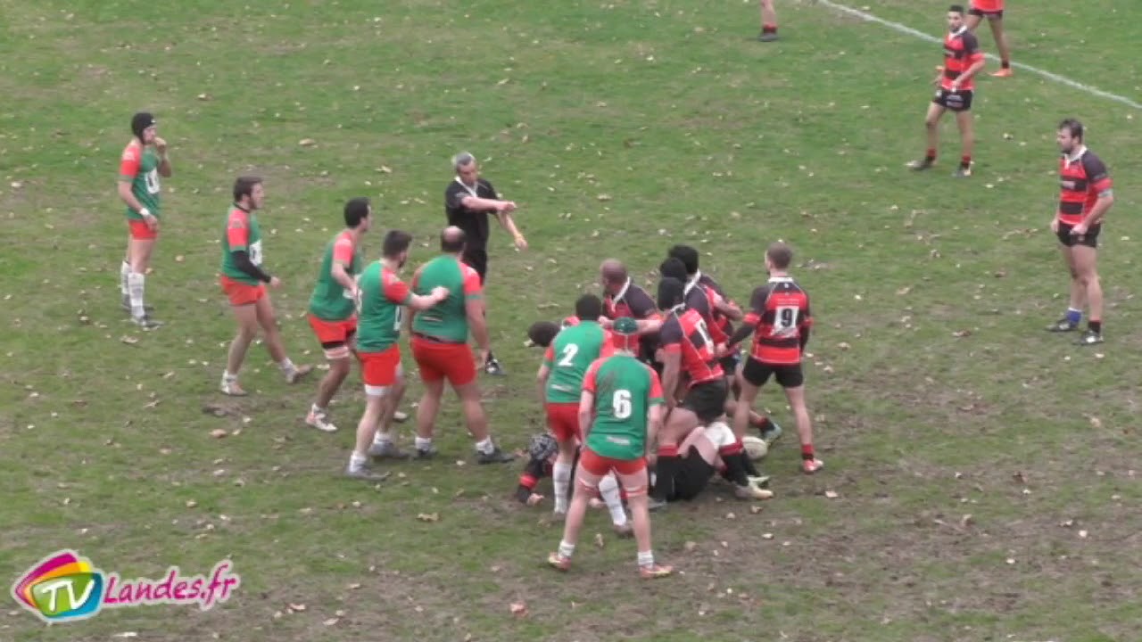 181209 Rugby promotion Honneur St Martin de Seignanx Vs Pontacq
