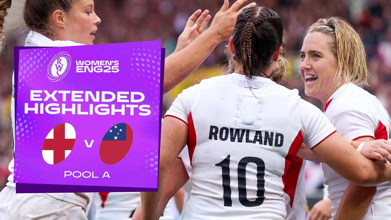 Red Roses grab FOURTEEN tries 🤯 | England v Samoa | Rugby World Cup 2025 | Extended Highlights