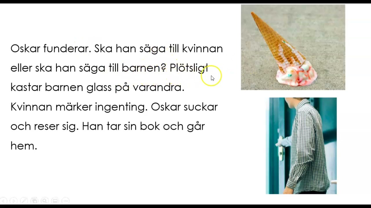 På kafé